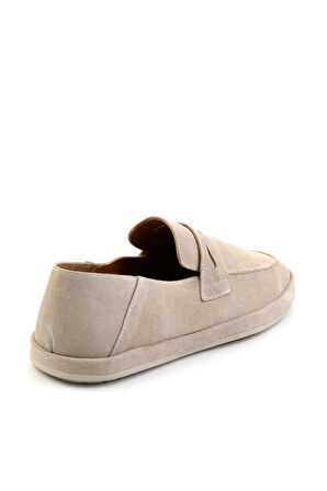 Bej Leather Erkek Loafer Ayakkabı E01589240102