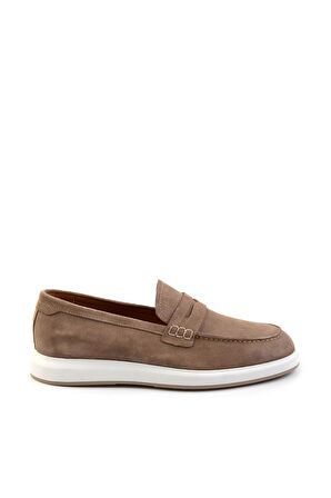 Bej Leather Erkek Casual Ayakkabı E01587238302
