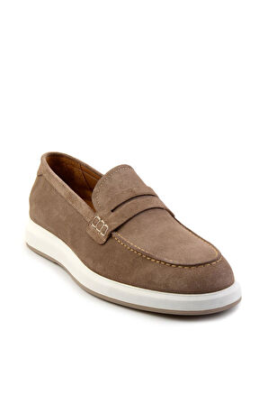 Bej Leather Erkek Casual Ayakkabı E01587238302