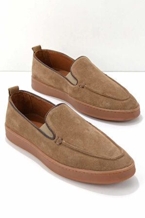 Tütün Leather Erkek Casual Ayakkabı E01585691202
