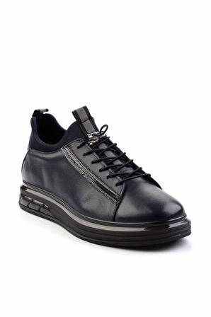 Lacivert Leather Erkek Sneaker E01585756540