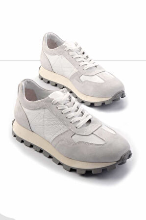 Beyaz Beyaz Leather Erkek Sneaker E01585731902
