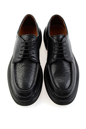 Siyah Hakiki Deri Erkek Klasik Ayakkabı E01597000210