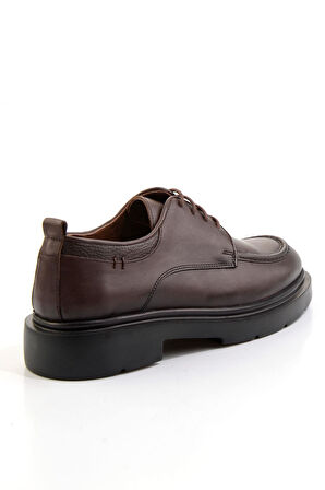 Kahve Hakiki Deri Erkek Klasik Ayakkabı E01595030641
