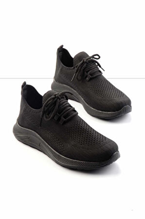 Siyah Triko  Erkek Sneaker E01590010382