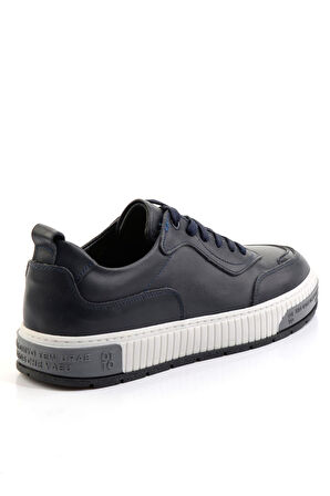 Lacivert Hakiki Deri Erkek Casual Ayakkabı E01610202543