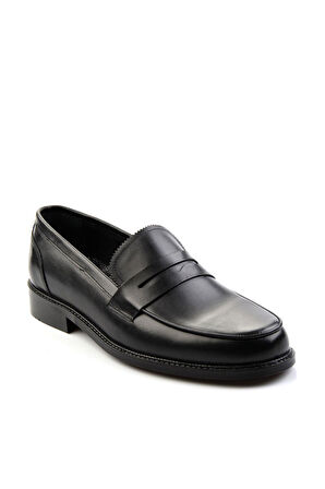 Siyah Leather Erkek Klasik Ayakkabı E01630311741