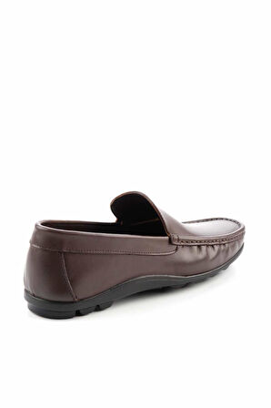 Kahve Hakiki Deri Erkek Loafer Ayakkabı E01728360903