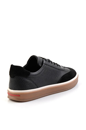 Siyah Leather Erkek Sneaker E01728358003