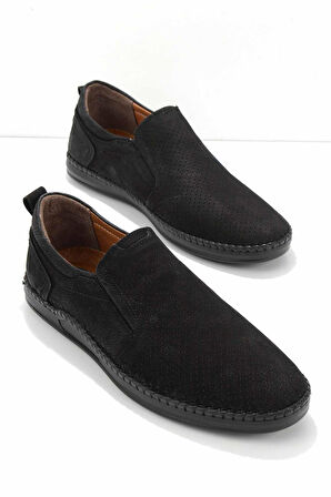 Siyah Leather Erkek Casual Ayakkabı E01733701501