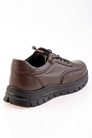 Kahve Hakiki Deri Erkek Casual Ayakkabı E01754750203