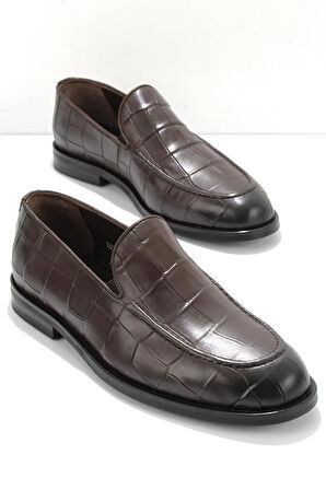 Kahve Leather Erkek Klasik Ayakkabı E01755122311