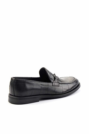Siyah Leather Erkek Klasik Ayakkabı E01755998011