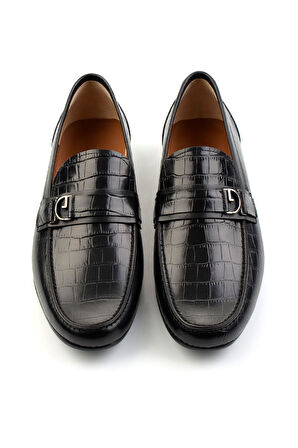 Siyah Leather Erkek Casual Ayakkabı E01758026011