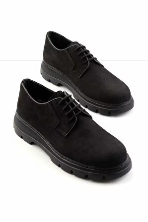 Siyah Leather Erkek Klasik Ayakkabı E01757708801