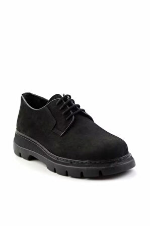 Siyah Leather Erkek Klasik Ayakkabı E01757708801
