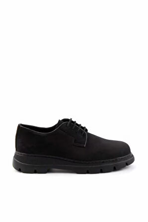 Siyah Leather Erkek Klasik Ayakkabı E01757708801
