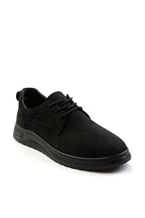 Siyah Leather Erkek Casual Ayakkabı E01759102301