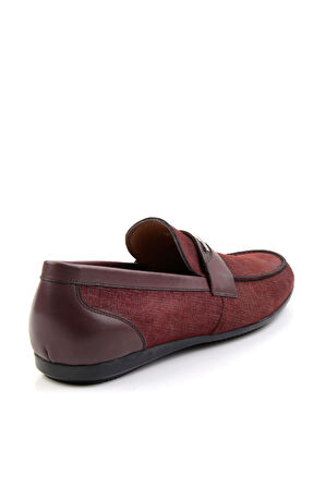 Bordo Leather Erkek Casual Ayakkabı E01758028104