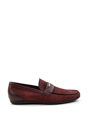 Bordo Leather Erkek Casual Ayakkabı E01758028104