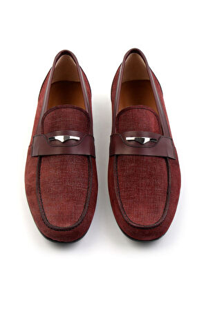 Bordo Leather Erkek Casual Ayakkabı E01758028104