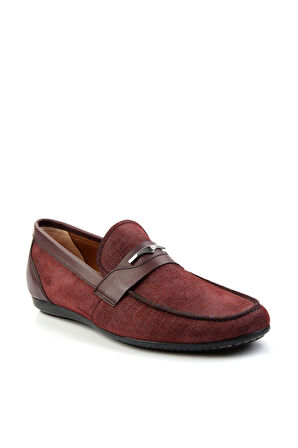 Bordo Leather Erkek Casual Ayakkabı E01758028104