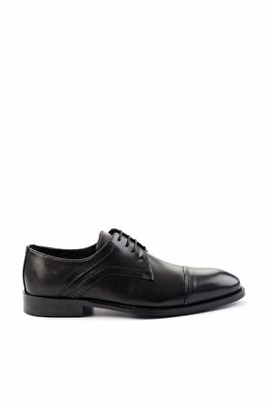 Siyah Leather Erkek Klasik Ayakkabı E01755440141