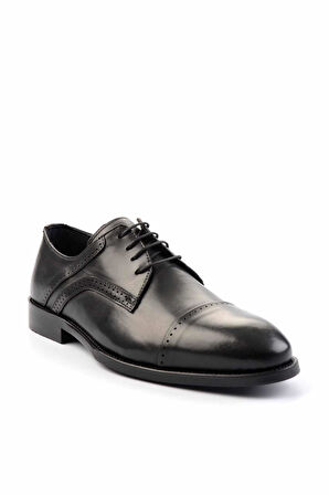Siyah Leather Erkek Klasik Ayakkabı E01755440141