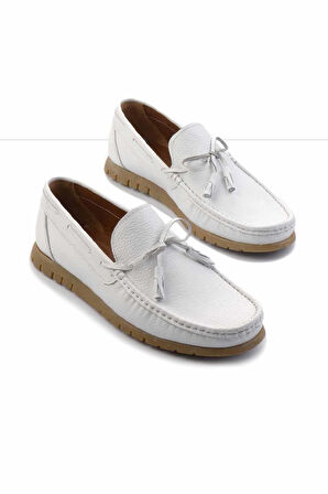 Beyaz Leather Erkek Casual Ayakkabı E01798027440
