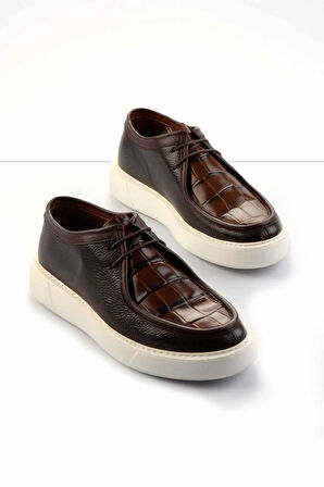 Kahve Kahve Leather Erkek Casual Ayakkabı E01798111140