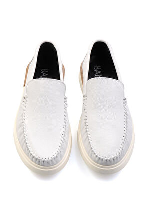 Beyaz Leather Erkek Casual Ayakkabı E01863654740