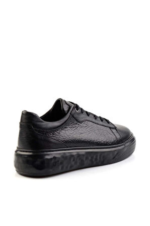 Siyah Leather Erkek Sneaker E01863641243