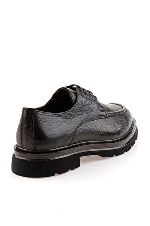 Kahve Hakiki Deri Erkek Klasik Ayakkabı E01905004403