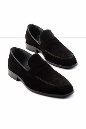 Siyah Leather Erkek Klasik Ayakkabı E01902004402