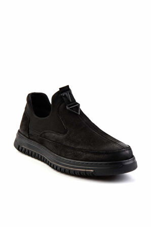 Siyah Leather Erkek Casual Ayakkabı E01900240201