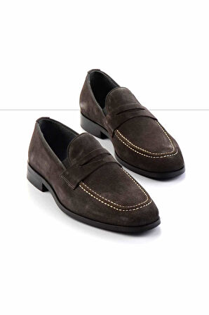 Gri Leather Erkek Klasik Ayakkabı E01902004402