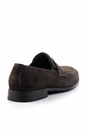 Gri Leather Erkek Klasik Ayakkabı E01902004402