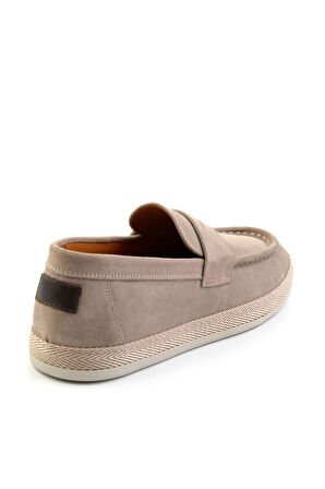 Gri Leather Erkek Espadril E01901361702