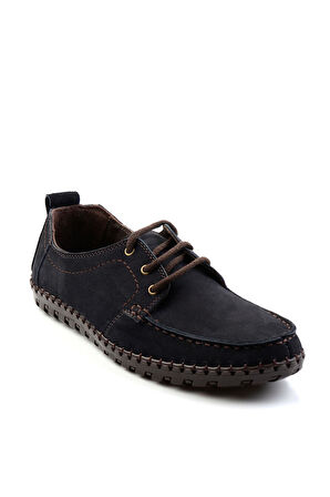 Lacivert Hakiki Deri Erkek Casual Ayakkabı E01900400001
