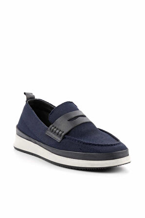 Lacivert Triko  Erkek Loafer Ayakkabı E01902491382