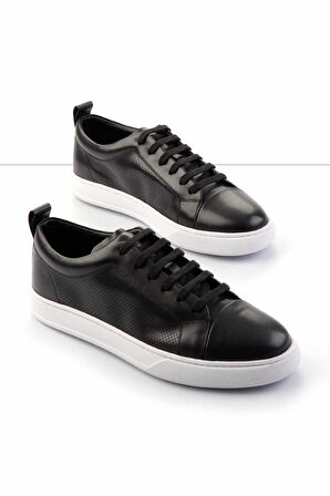 Siyah Leather Erkek Sneaker E01901254341