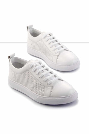 Beyaz Leather Erkek Sneaker E01901254341