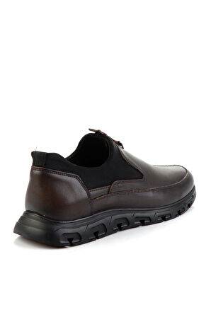 Kahve Hakiki Deri Erkek Casual Ayakkabı E01958156843