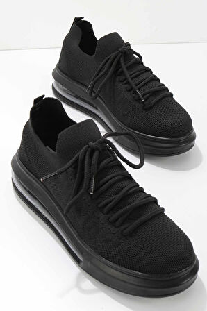 Siyah Triko  Erkek Sneaker E01986202282