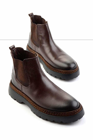 Kahve Leather Erkek Bot & Bootie E02011026640
