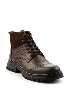Siyah Leather Erkek Bot & Bootie E02035963041