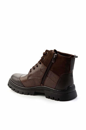 Siyah Leather Erkek Bot & Bootie E02035963041