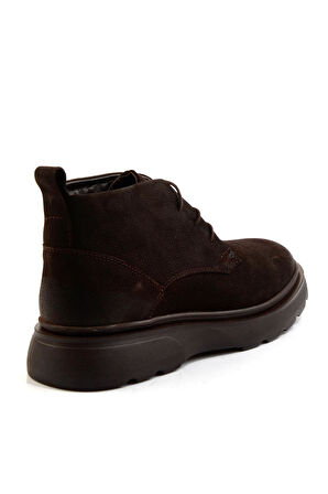 Kahve Hakiki Deri Erkek Bot & Bootie E02054070801