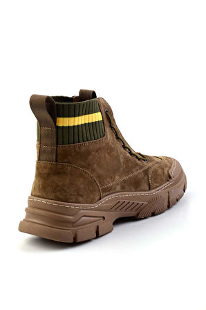 Camel Leather Erkek Bot & Bootie E02185058402