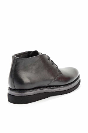 Siyah Hakiki Deri Erkek Bot & Bootie E02190000203